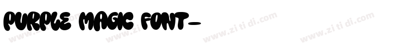 Purple Magic Font字体转换